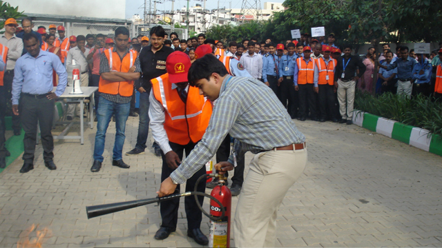 Fire Training Given to Company Employees